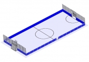 Mini Fußball/Basketballplatz